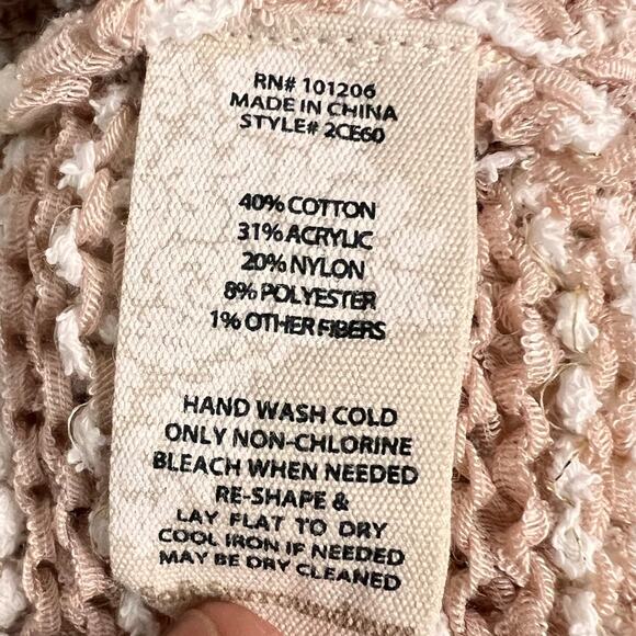 Soft Surroundings Women's S Lucie Cardigan Sweater Striped Metallic Open Front - Picture 7 of 10